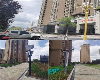 甘肅平?jīng)鲂率兰o(jì)集團(tuán)世紀(jì)花園庭院燈路、景觀路燈項目